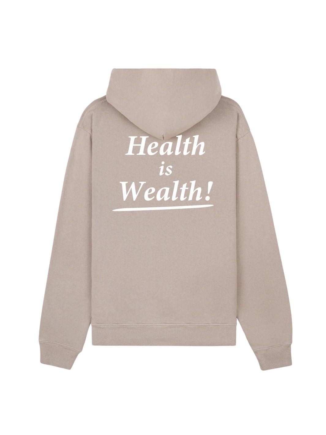 Sporty & Rich Sweaters Hettegenser | Health is Wealth Hoodie Elephant/White