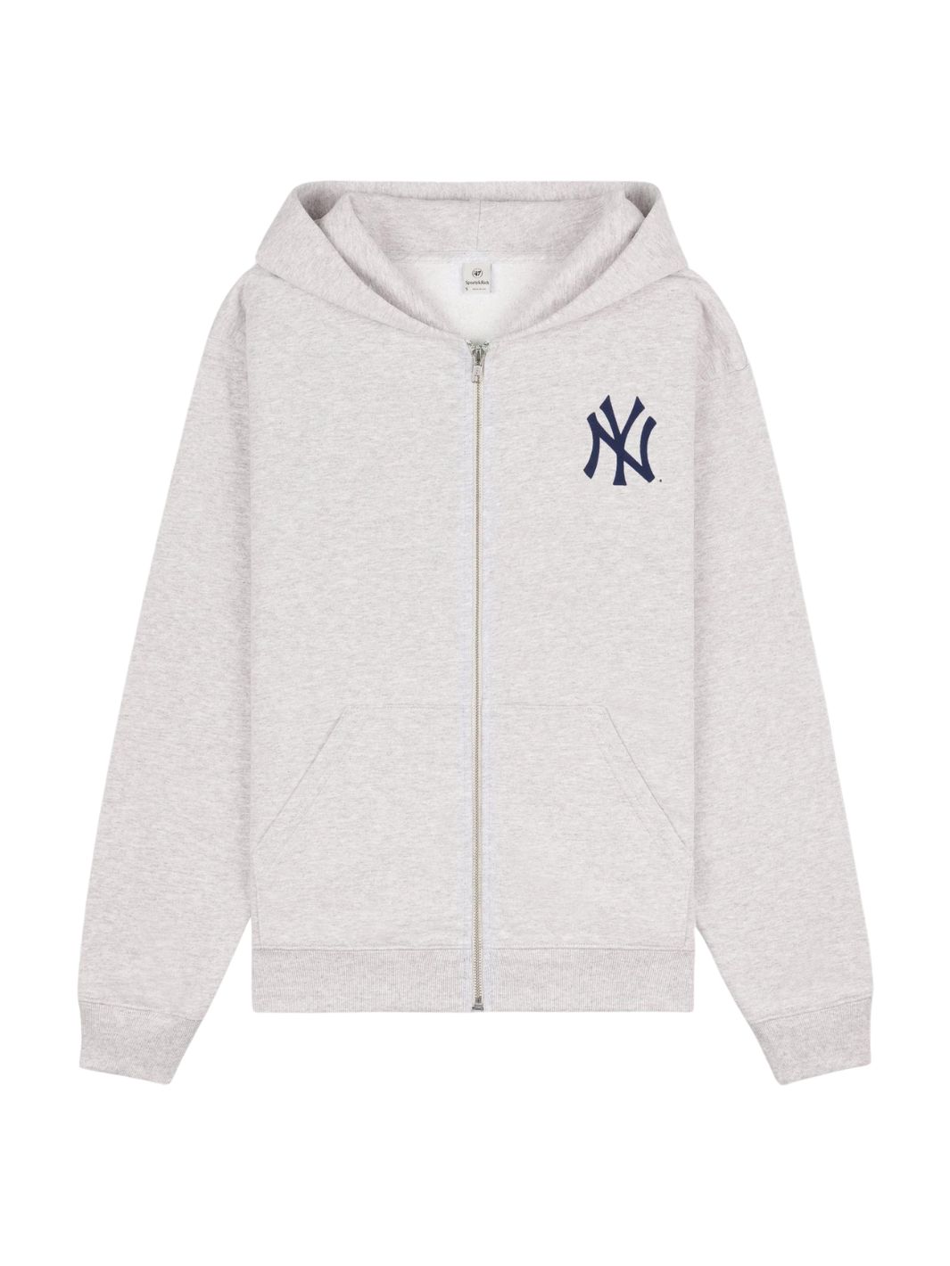 Sporty & Rich Sweaters Hettejakke | Yankees Serif Zip Hoodie