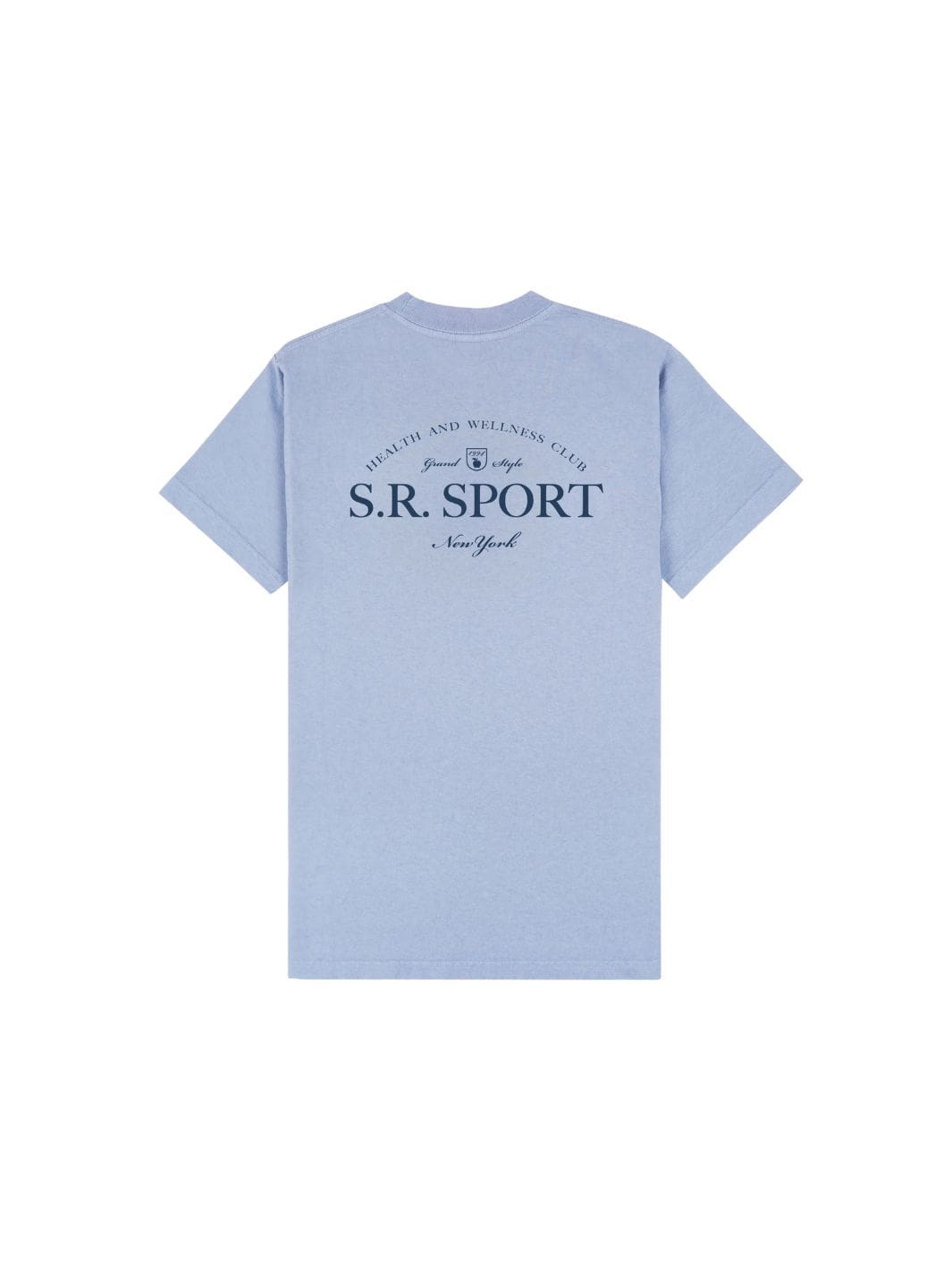 Sporty & Rich Sweaters T-Skjorte | Wimbledon T-Shirt Washed Hydrangea