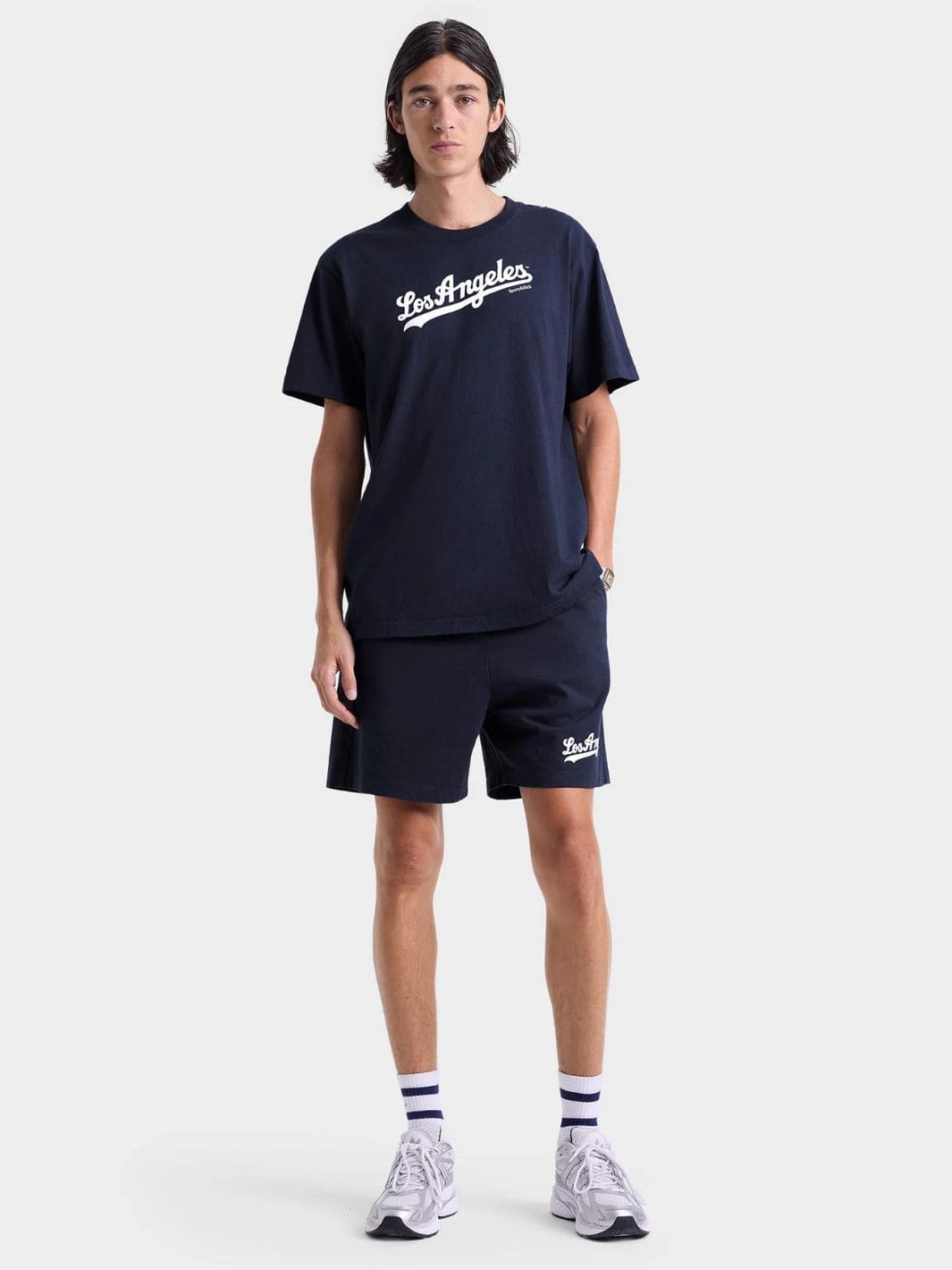 Sporty & Rich Tees & Longsleeves T-Skjorte | Dodgers T-Shirt Navy/White