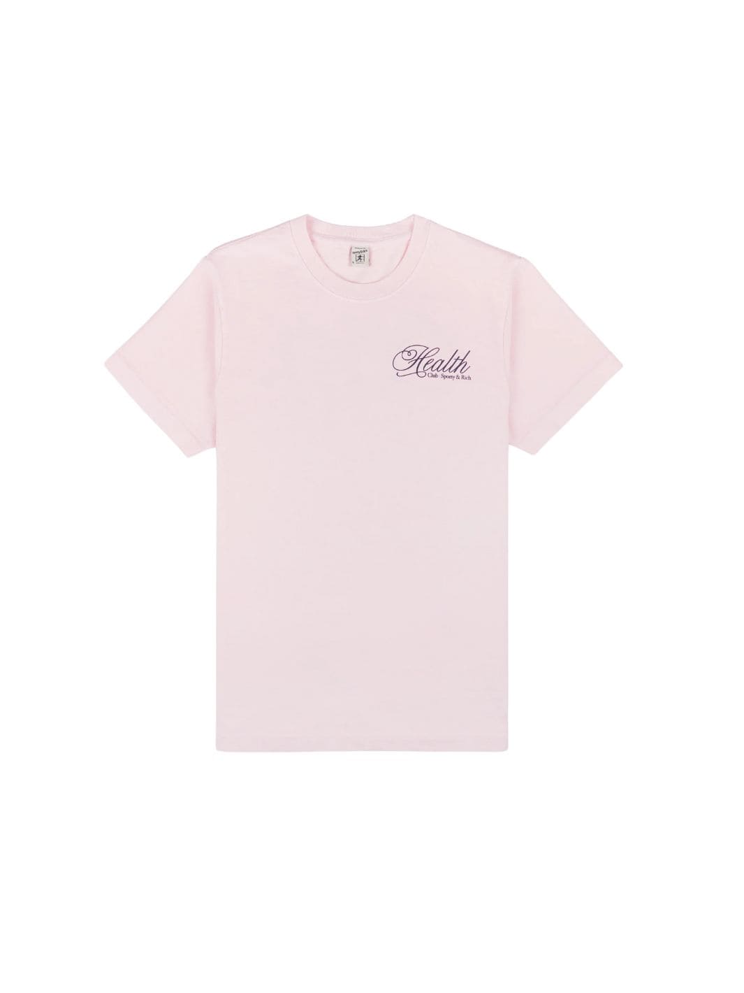 Sporty & Rich Tees & Longsleeves T-Skjorte | Health Script T-Shirt Pink