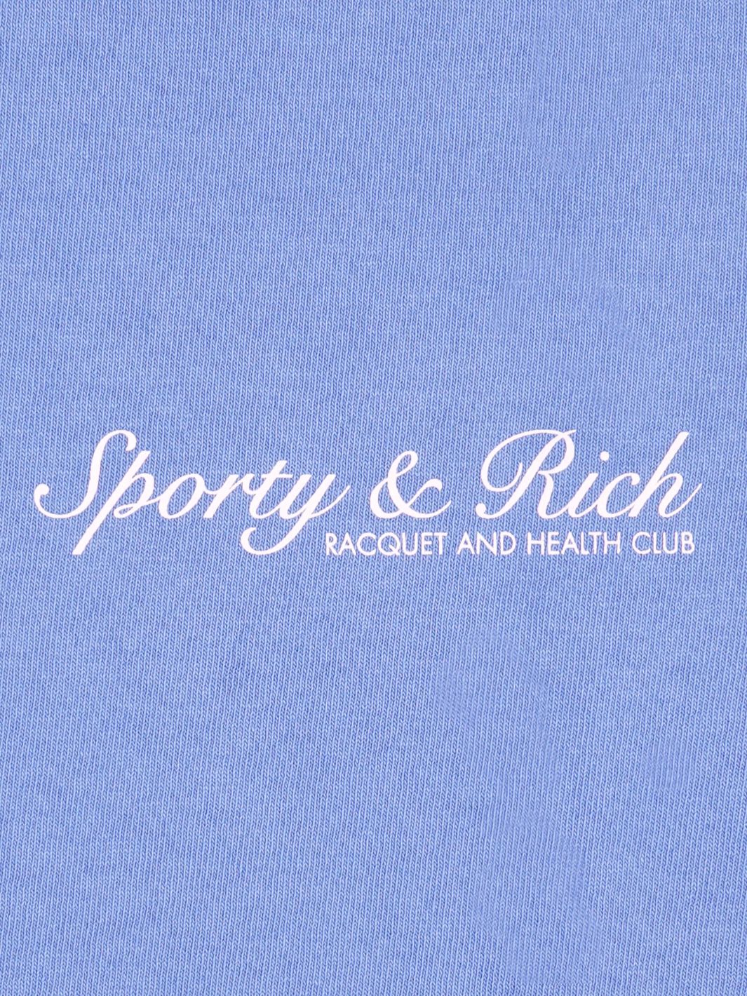 Sporty & Rich Tees & Longsleeves T-Skjorte | Syracuse T-Shirt Flax Blue