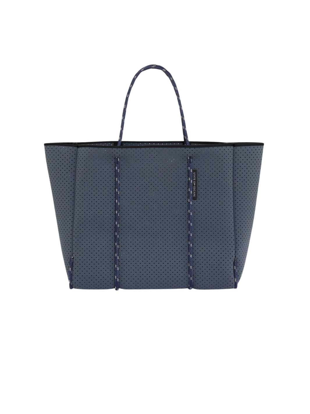 State of Escape Bags Tote Bag | Flying Solo Tote Pewter