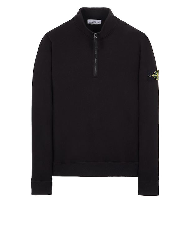Stone Island Sweaters Genser | Half Zip Sweatshirt Black