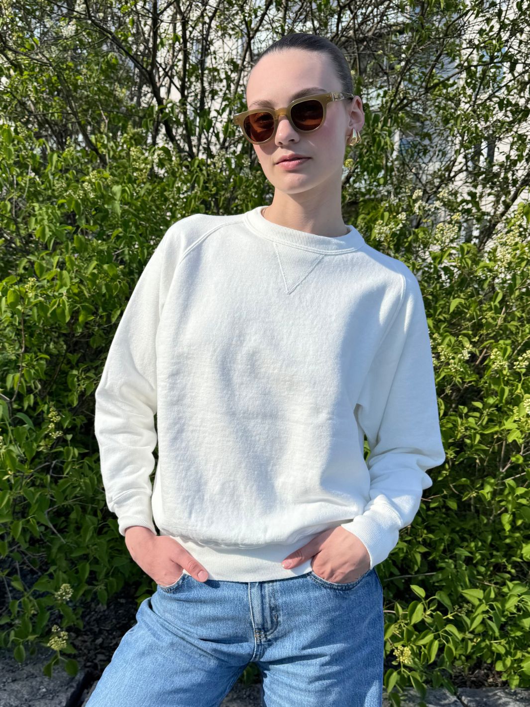 Sunray Sportswear Sweaters Genser | Poli'ahu CN Sweatshirt Off White