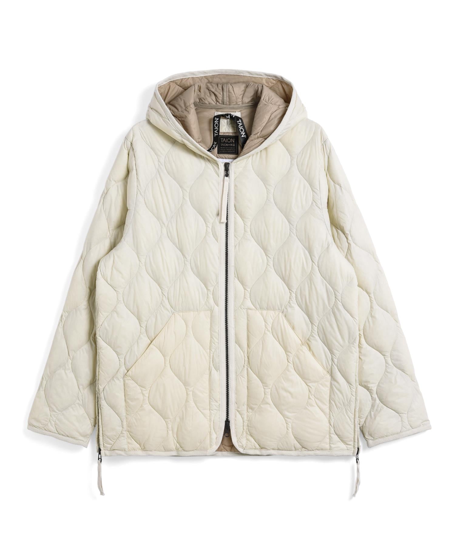 Taion Outerwear Dunjakke | Military Hooded Zip