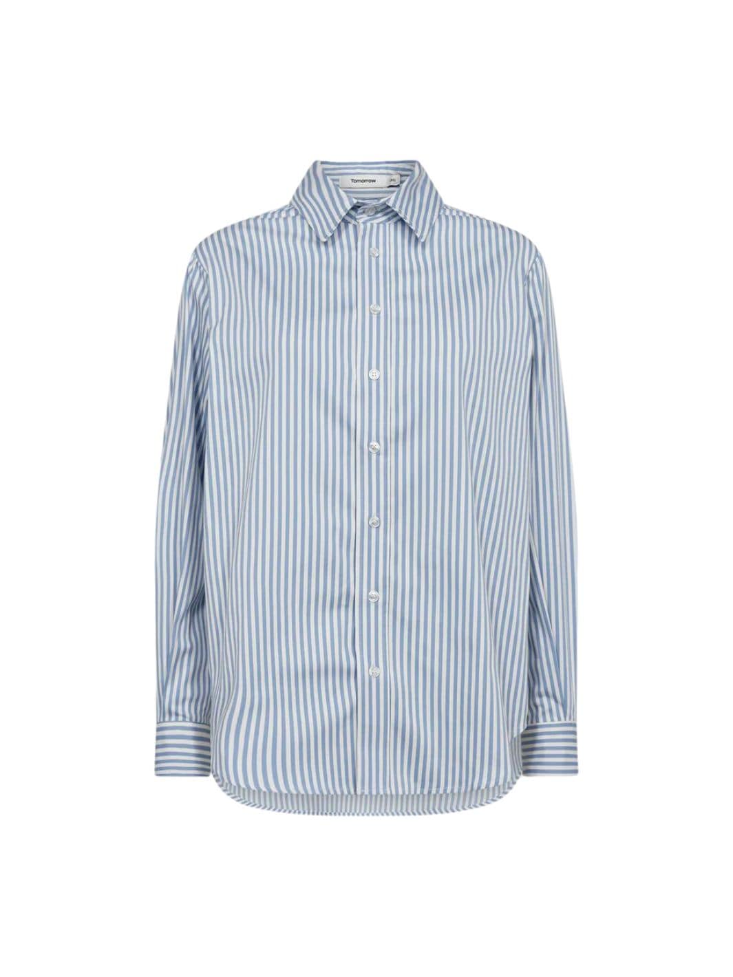 Tomorrow Shirts Skjorte | Moussa Shirt Striped Sky Blue