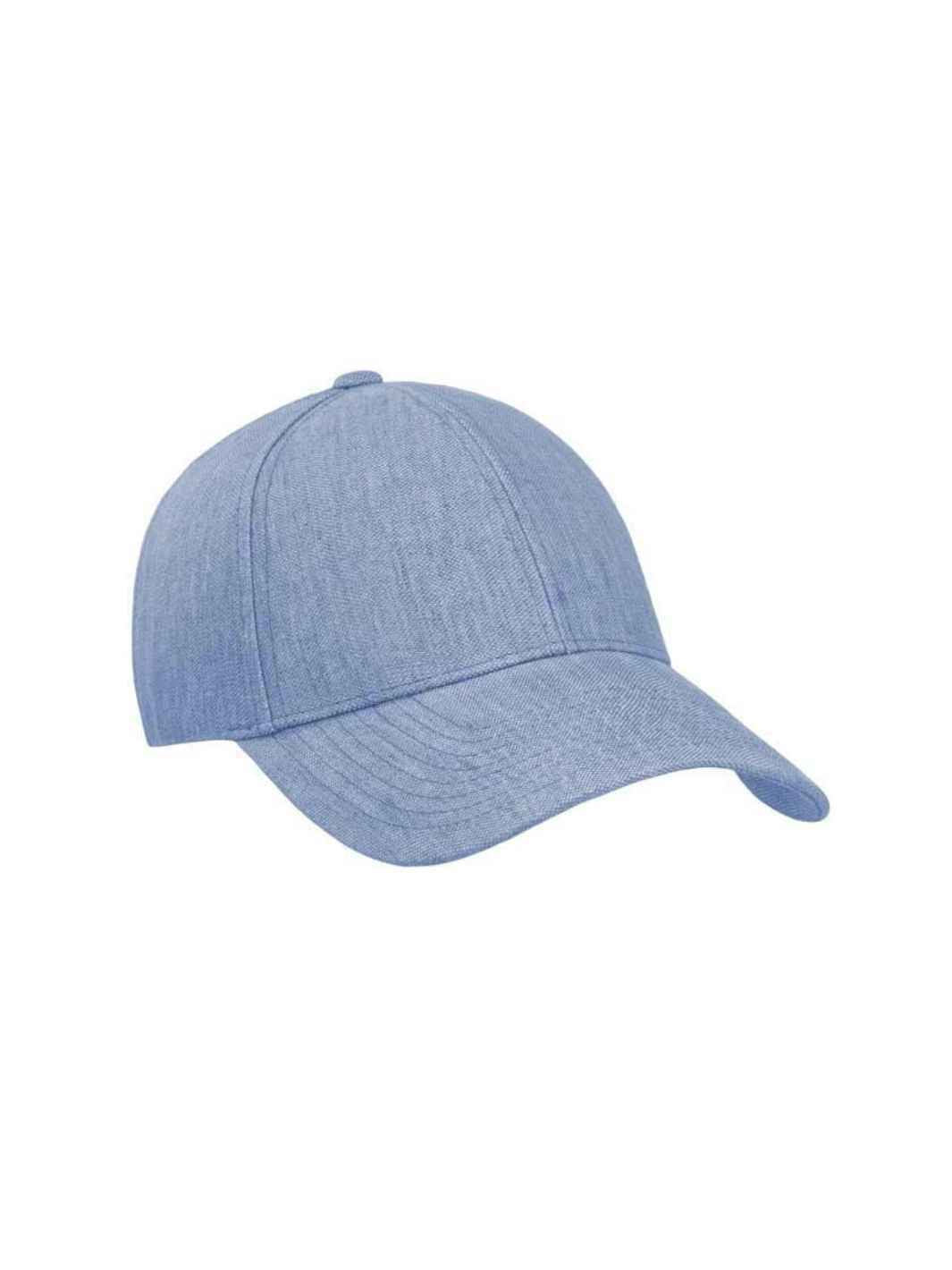 Varsity Headwear Accessories Cap | Azure Blue Linen