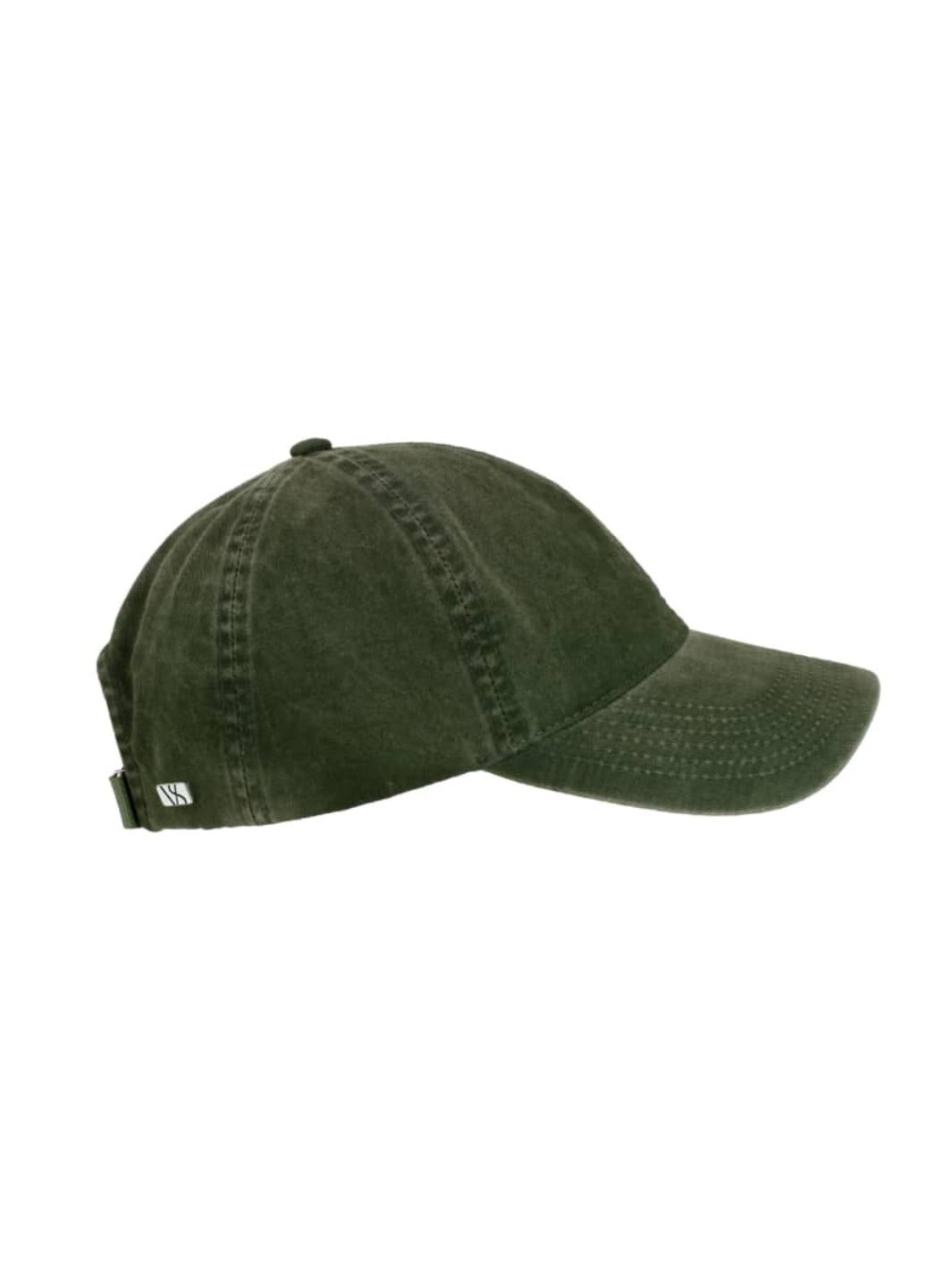 Varsity Headwear Accessories Cap | Green Washed Cotton
