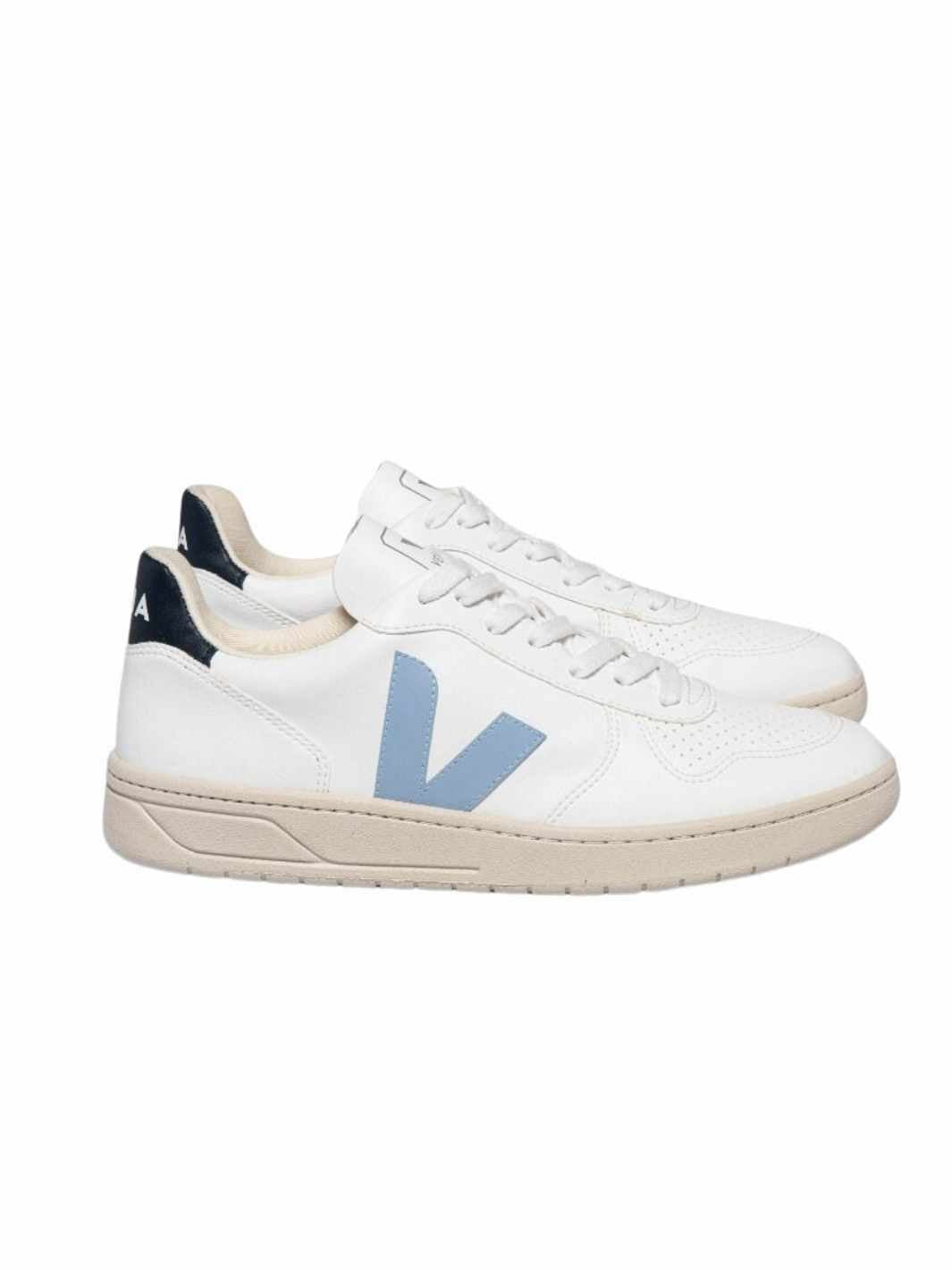Veja Shoes Sneakers | V10 Leather White Steel Nautico