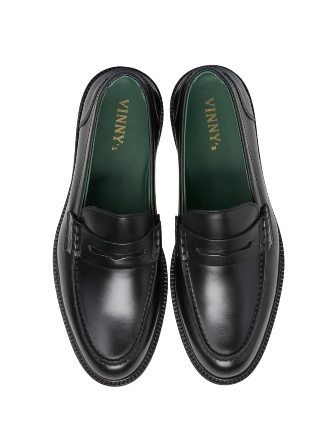 Vinny's Shoes Loafers | Townee Penny Polido Leather Black