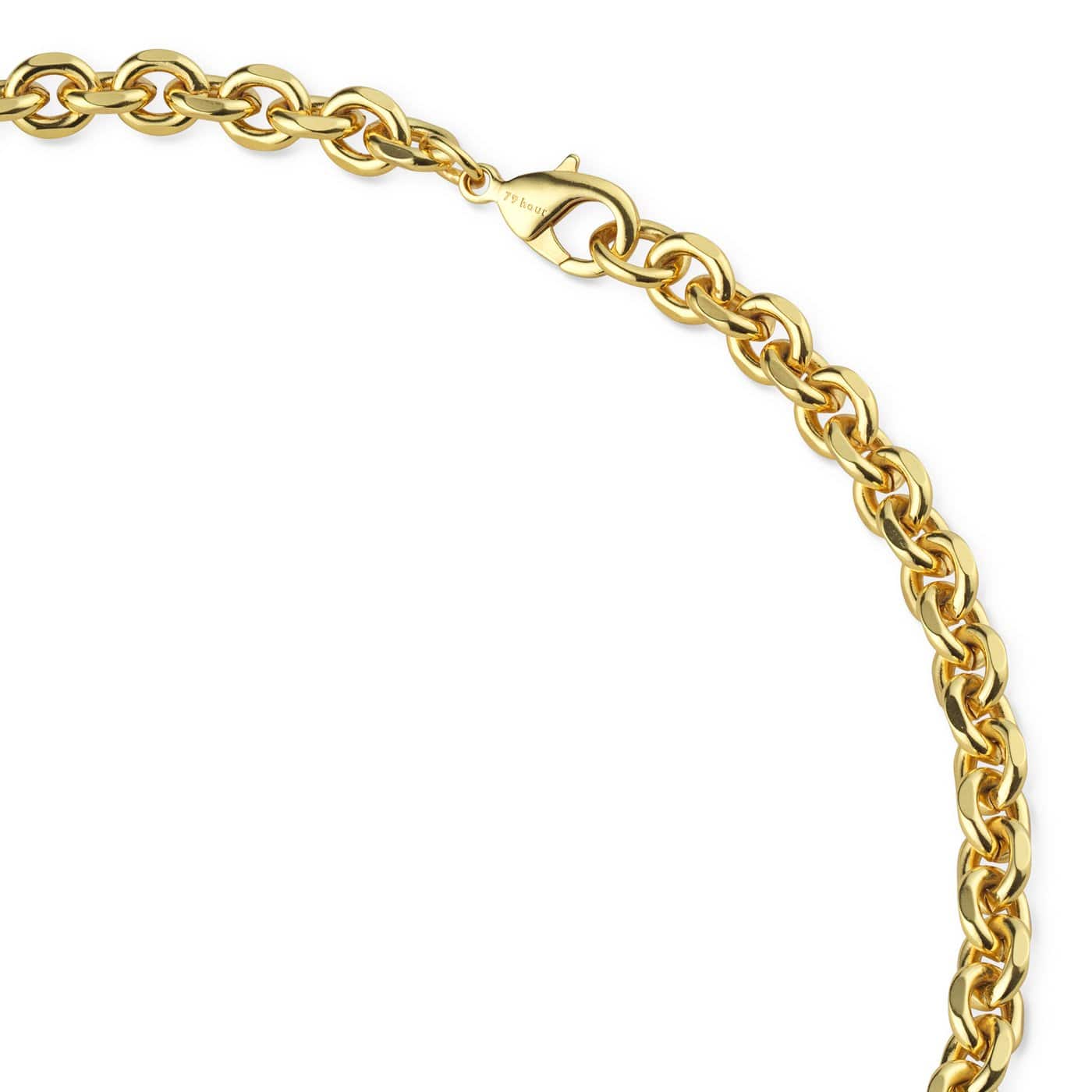 79hour Accessories S / Gold Halskjede | Anchor Chain Gold
