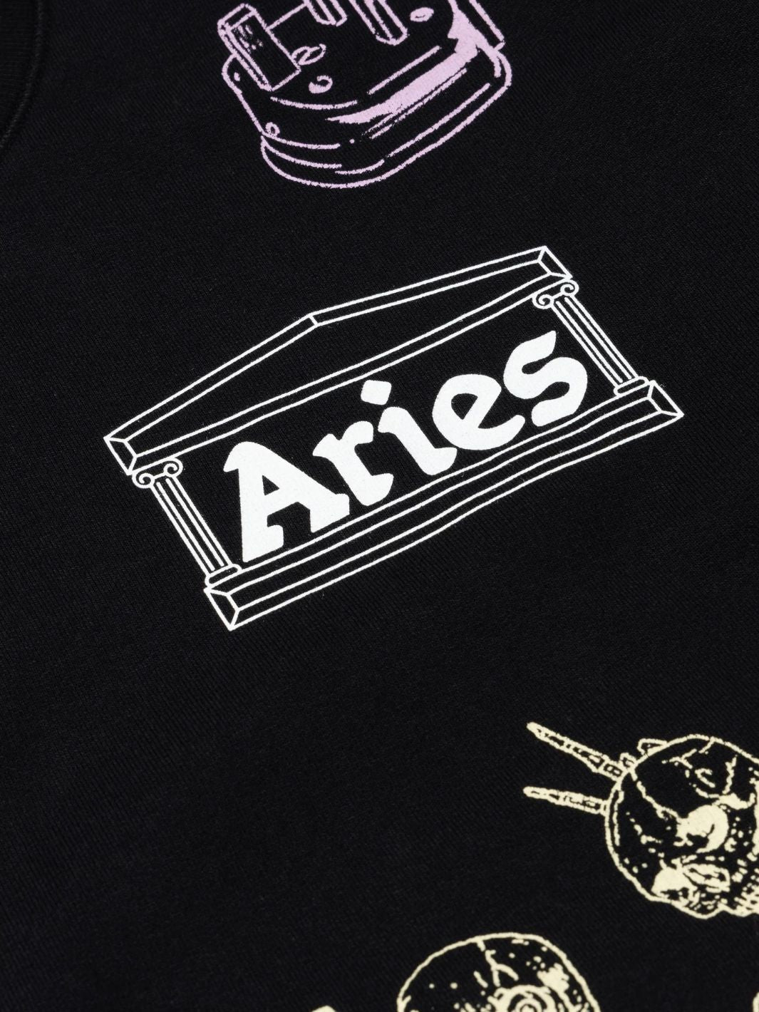 Aries Sweaters Genser | Cybin Sweatshirt Black