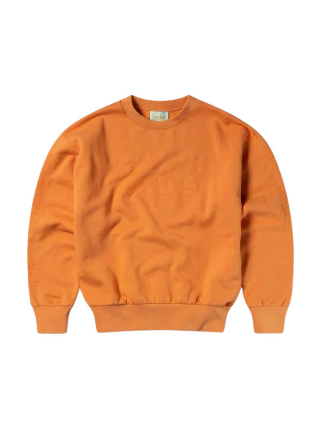 Aries Sweaters Genser | Reflective Column Sweatshirt Coral