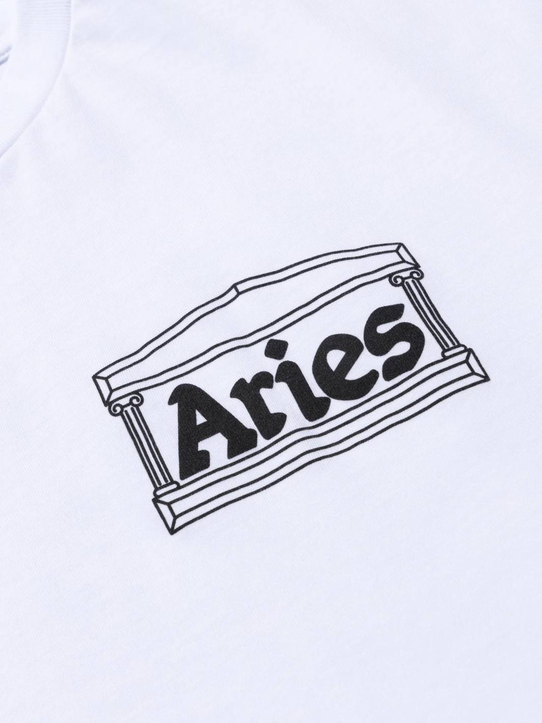 Aries Tees & Longsleeves T-skjorte | Temple SS Tee White