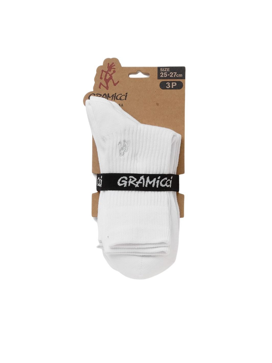 Gramicci Accessories 39-42 / White Sokker | Basic Crew Socks White