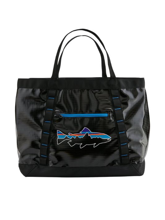 Patagonia Bags Bag | Black Hole Gear Tote Black w/Fitz Trout